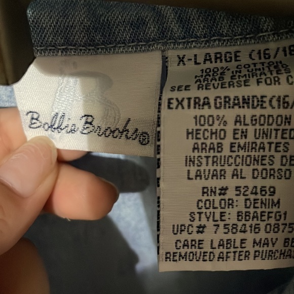 Bollie Brooks Denim Flower Jacket - Picture 7 of 9